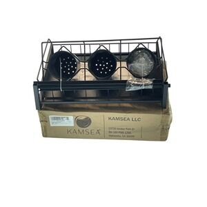 KAMSEA Hair Tool Organizer Wall Mount‎ Holder Bathroom Vanity Styling Station